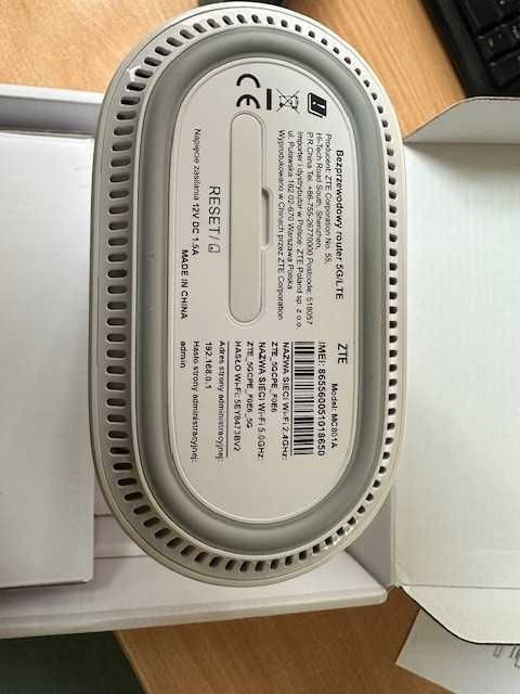 Router ZTE MC801A 5G nowy