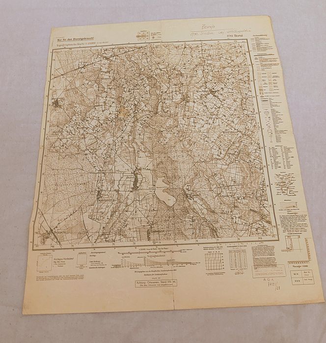 Stara Niemiecka Mapa 1940 -44