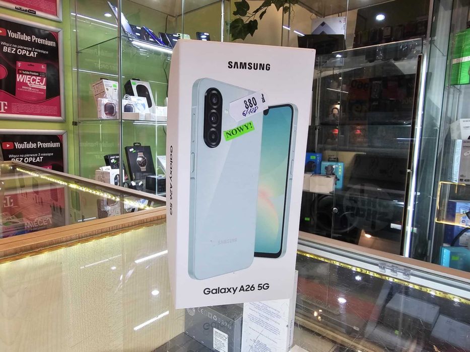 PROMO Samsung A26 5G 6/128- NOWY/Gwarancja24m/ SklepGSM/Lwsk
