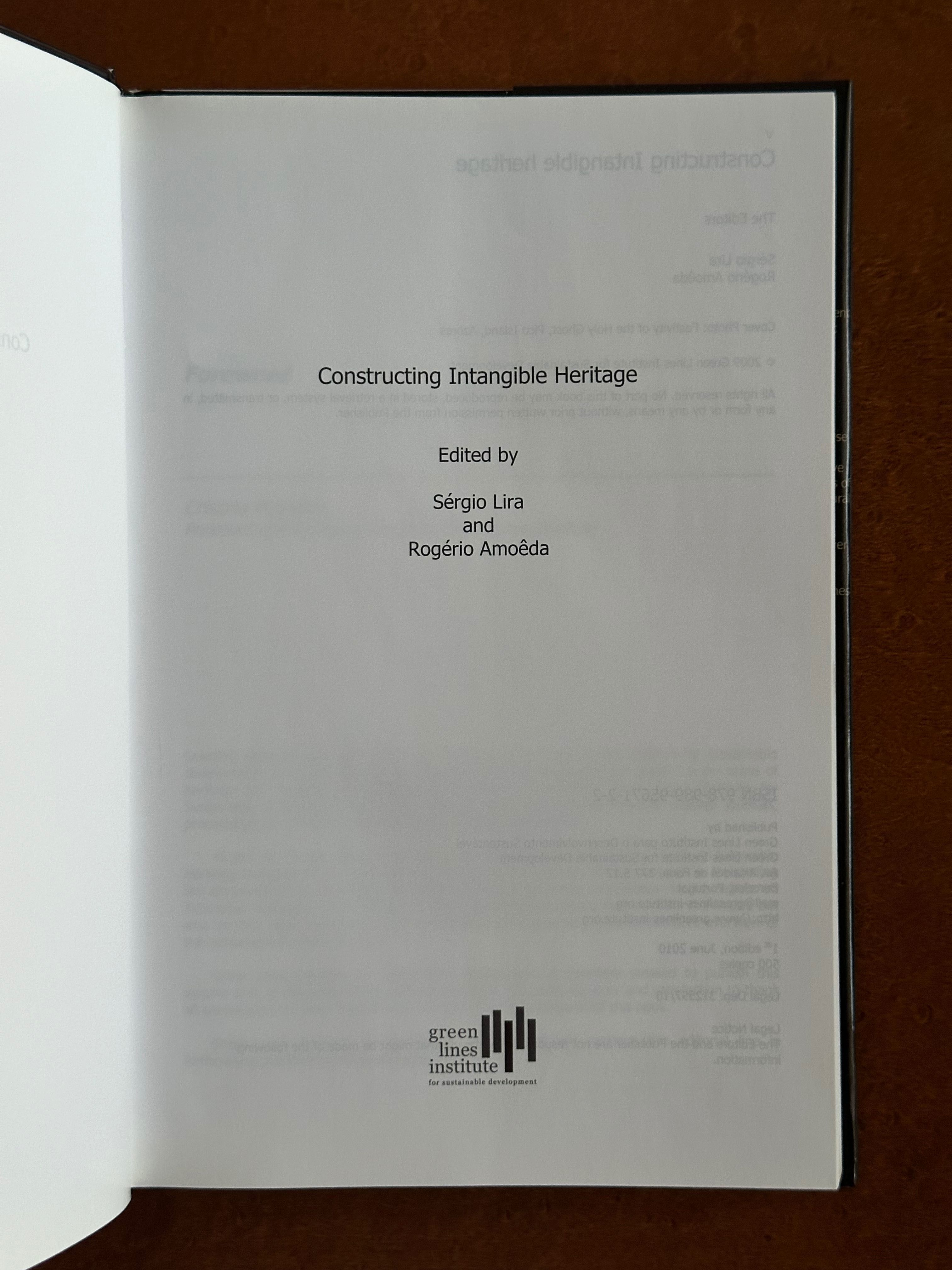 Constructing Intangible Heritage