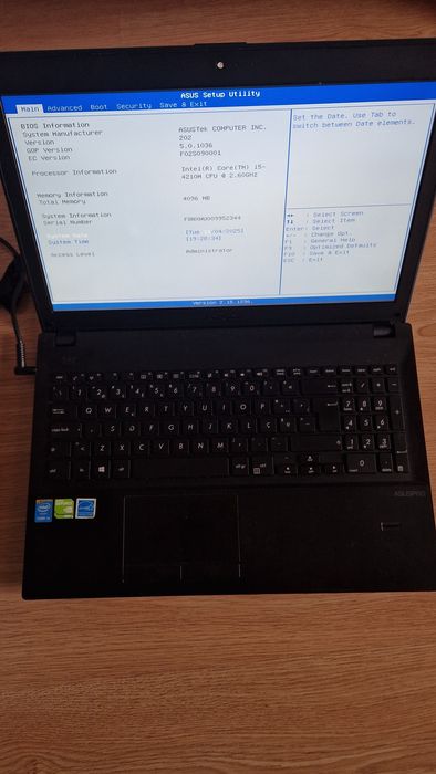 Computador portátil ASUS Pro PU551JD Intel Core i5 4210M