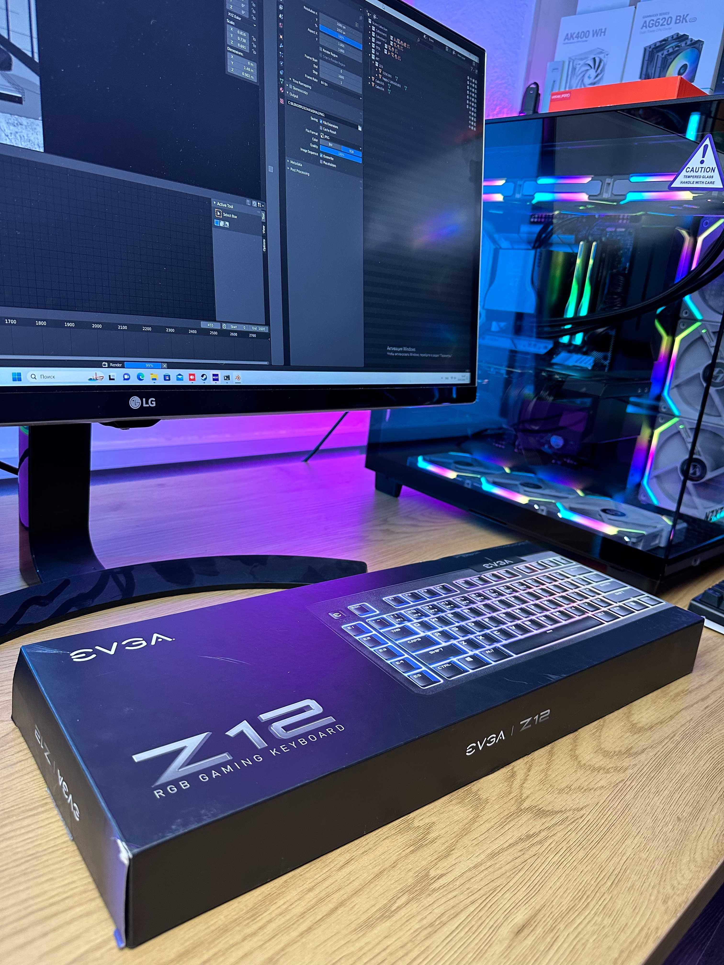 Ігрова Геймерська Клавіатура EVGA Z12 с RGB