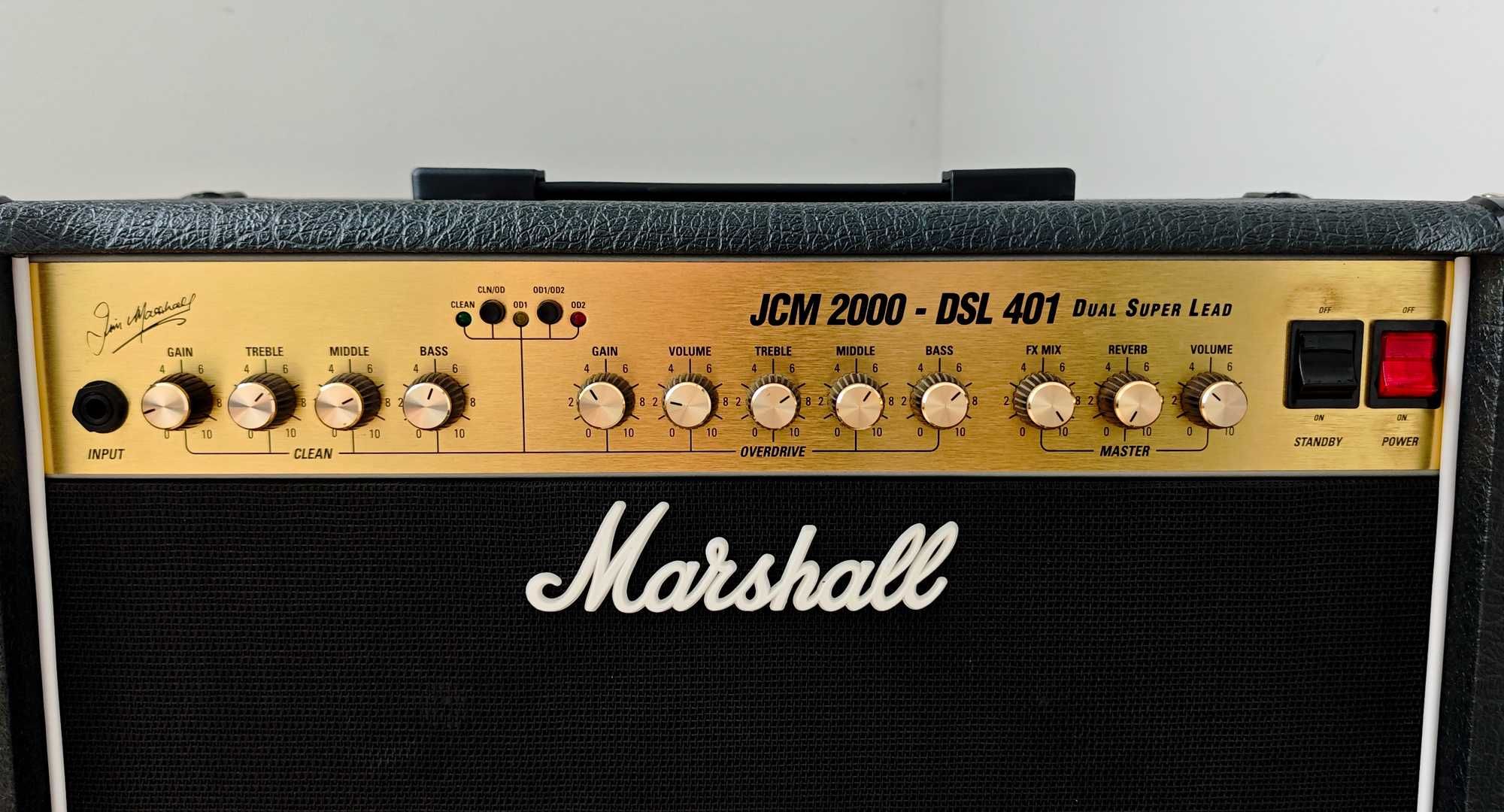 Wzmacniacz lampowy do gitary Marshall JCM 2000 DSL 401 - stan idealny