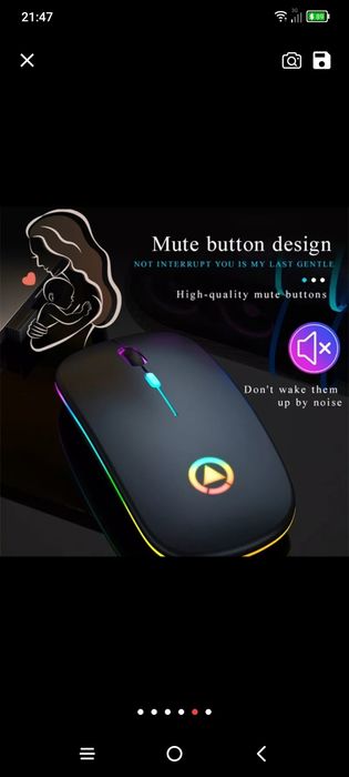 Rato novo wireless Bluetooth recarregável