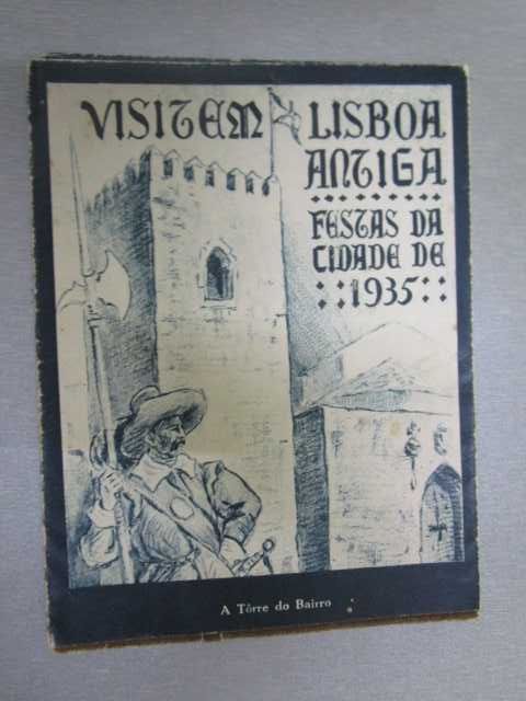 Festas cidade de Lisboa ano 1935 ! desdobrável
