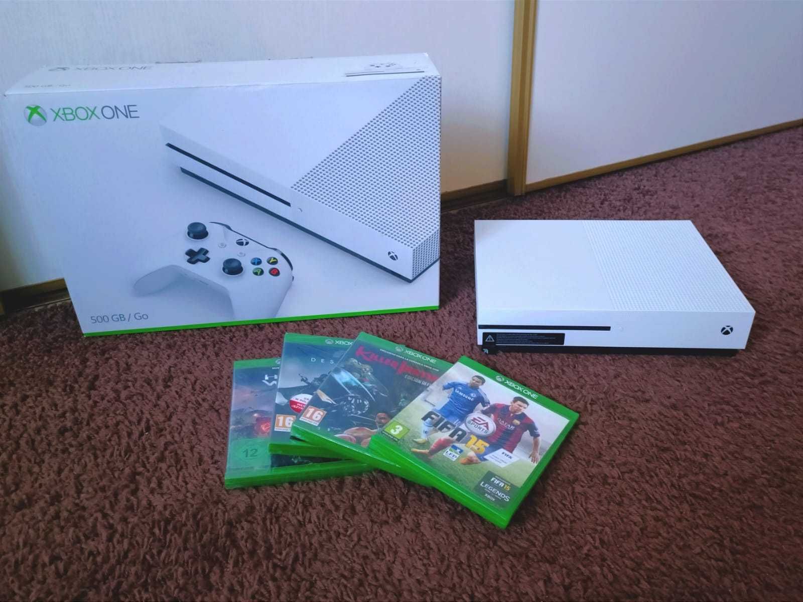 Xbox one +  4 gry