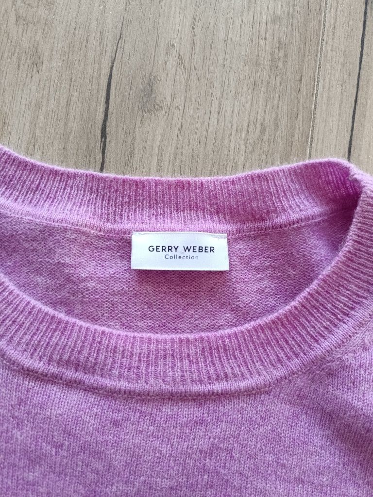 Sweter kaszmirowy 100% kaszmir Gerry Weber rozmiar 38