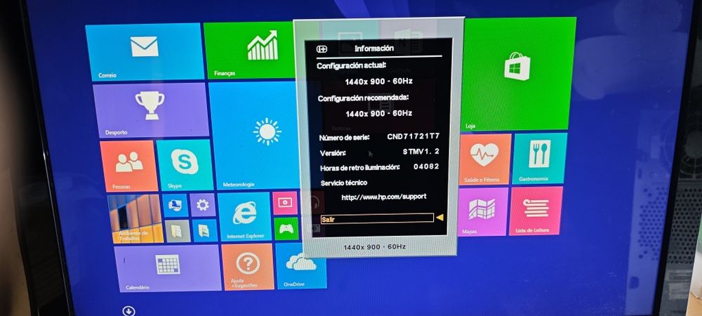 Monitor hp w1907v vga com som integrado