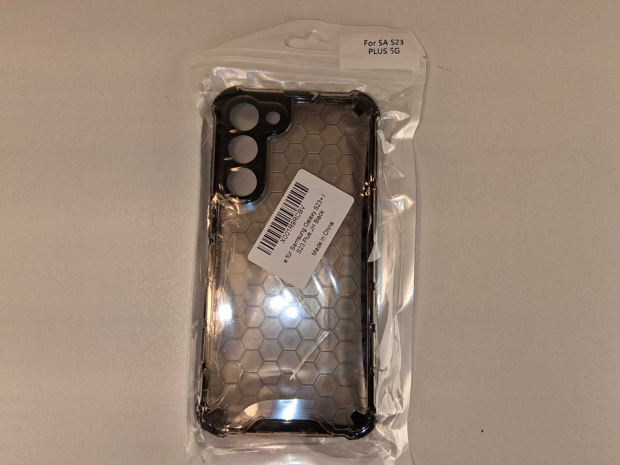 E059 Etui Wzmacniane do Samsung Galaxy S23 Plus 5G Czarne