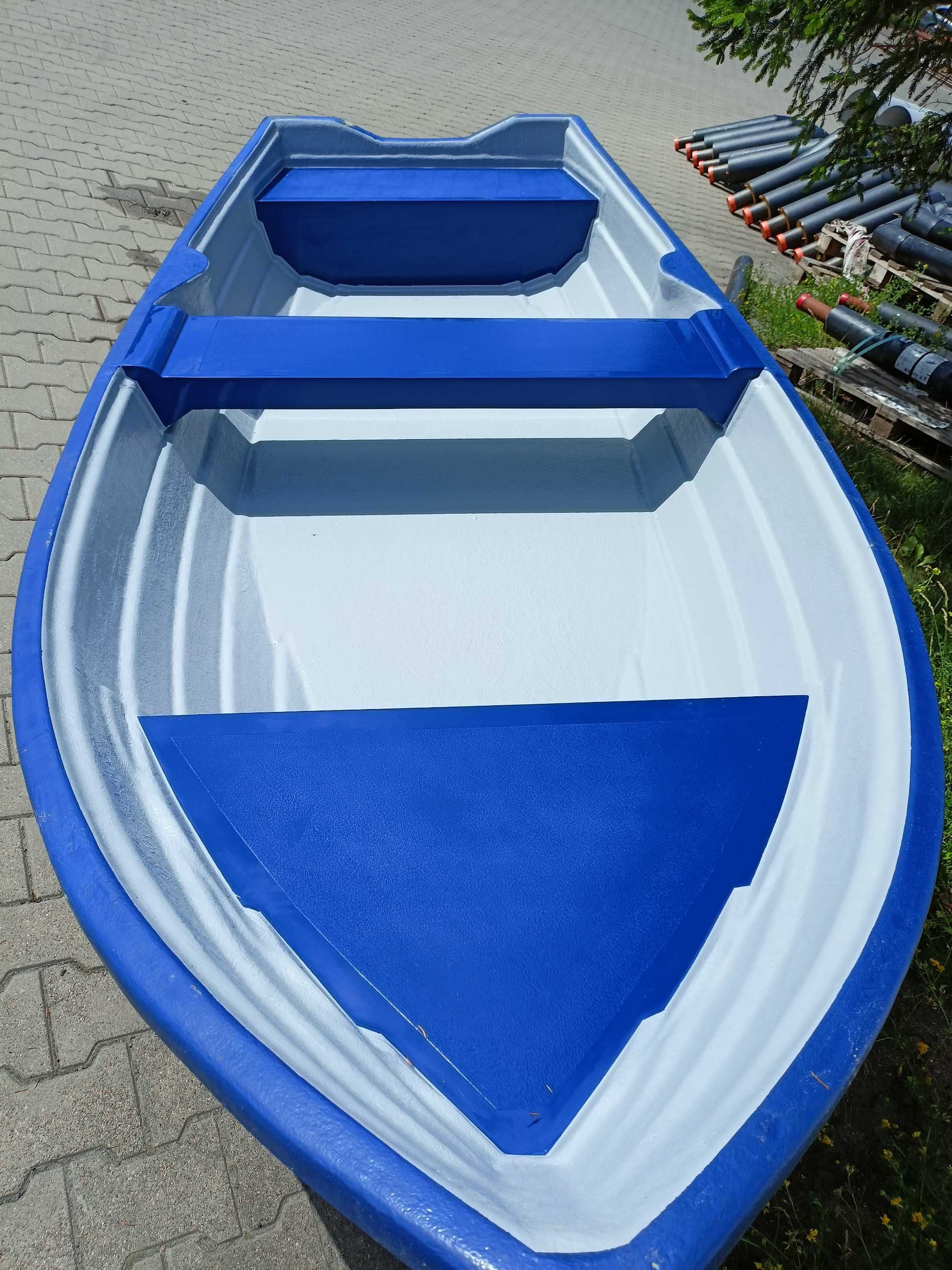 łódka wędkarska wiosłowa 3,8m