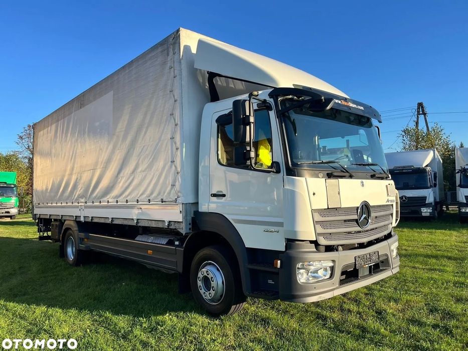 Mercedes-Benz ATEGO 1224L BURTO-PLANDEKA 7.20 m | WINDA |  18 Palet & Klima  7,20 m & Euro 6 ** Jak Nowy **