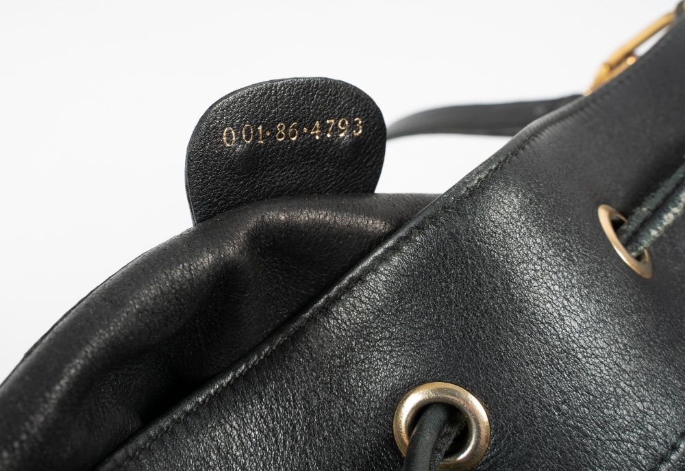 Vintage GUCCI Drawstring Bucket Bag Leather вінтажна шкіряна сумка