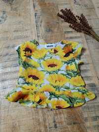 Molo bluzka baskinka słoneczniki 92