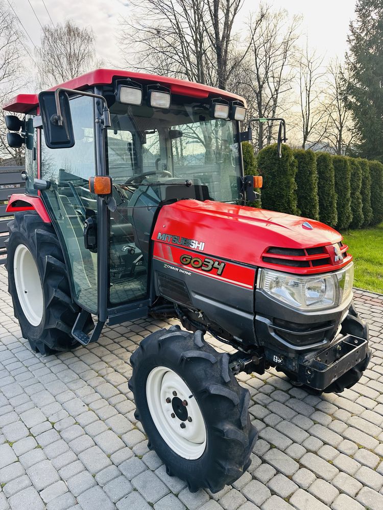 Traktor Mitsubishi 4x4 kabina ZAREJESTROWANY, brutto,  Kubota Iseki