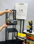 Сумка маленькая черная женская COACH Сумка Коач Клатч Кросс-боди Люкс