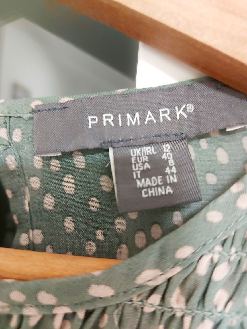 Szałwiowa bluzka z wiązaniem Primark 40 L