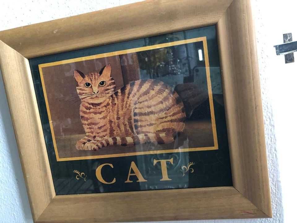 Dois quadros rústicos com animais da quinta. como novos.