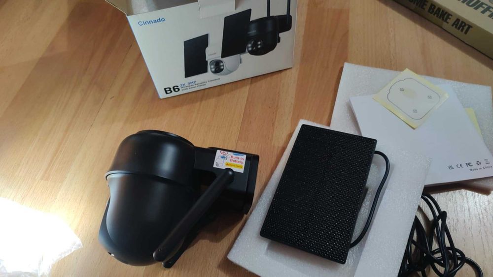Kamera Solarna WiFi Cinnado B6 2K