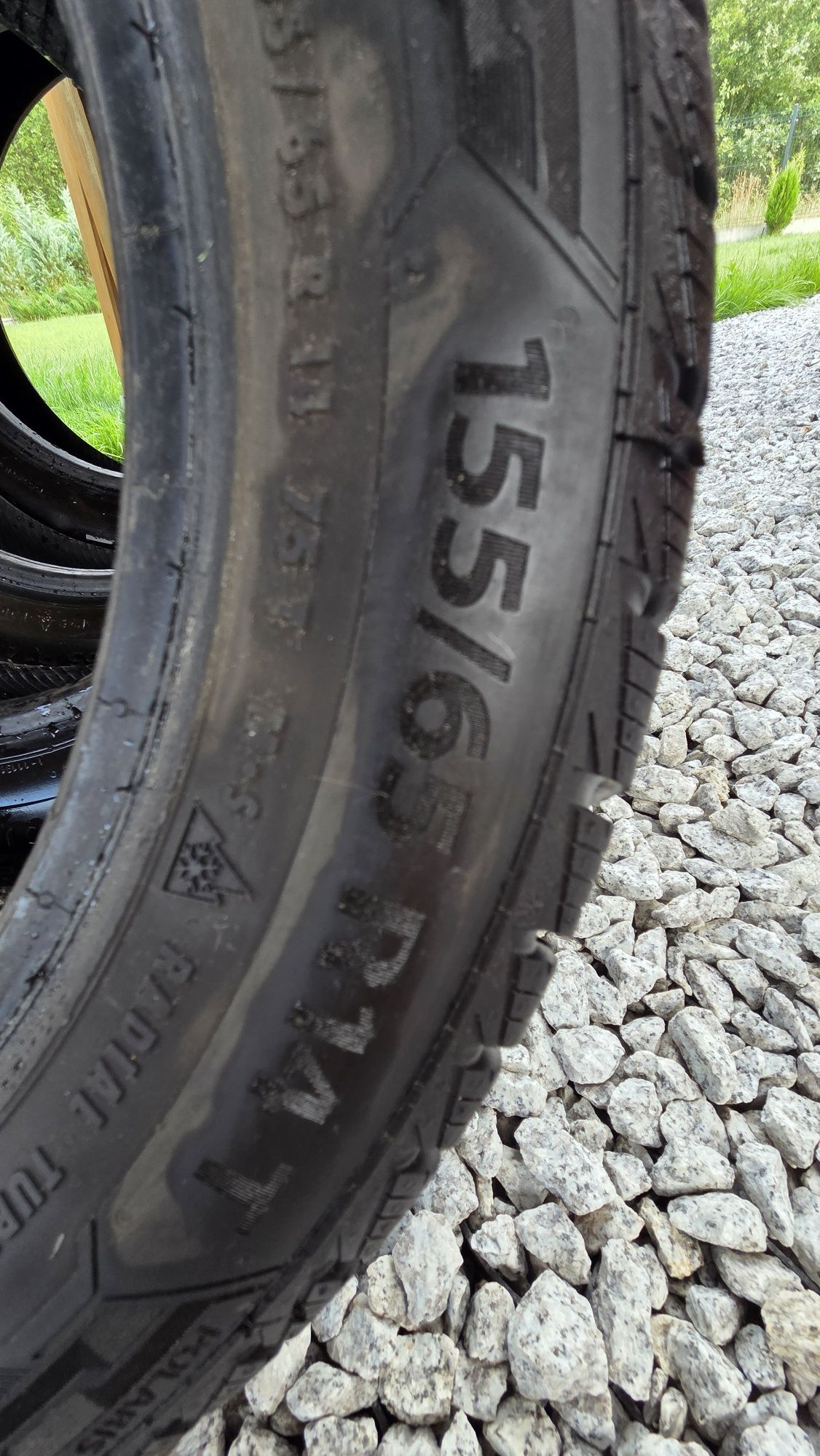 Opony zimowe Barum Polaris 5 155/65 R14 2021 r  Super Stan !