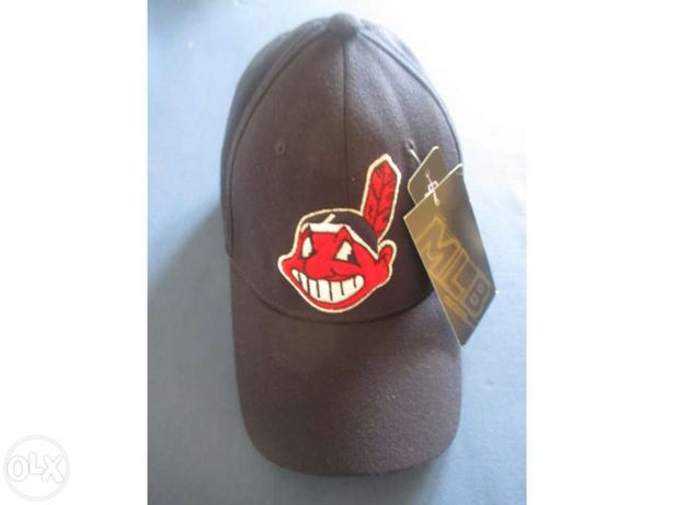 Cleveland indians mlb baseball cap - bone novo c/etiqueta
