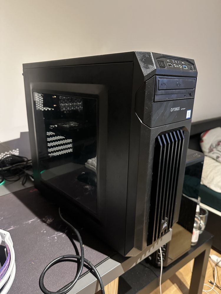Komputer Stacjonarny monitor 16gb ram samsung 24 cale gtx 1050 i5 7400