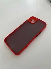 iPhone 13 Case czerwono czarny matowy
