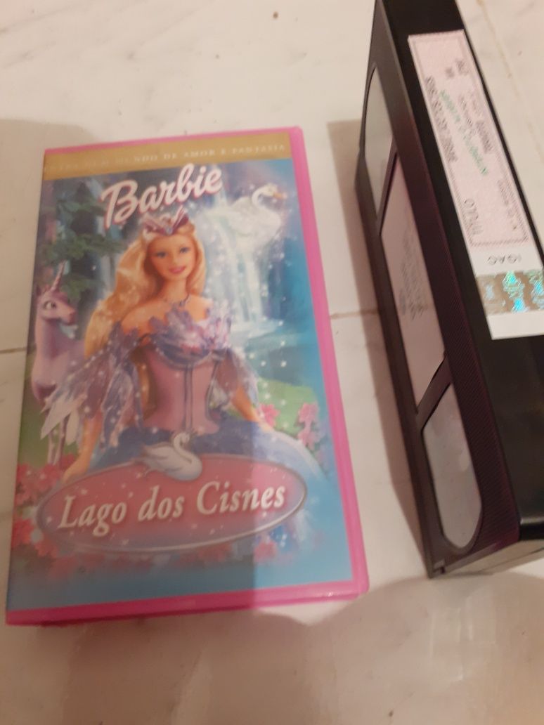 Cassete VHS FILME da BARBIE Lago dos Cines original INFANTIL*