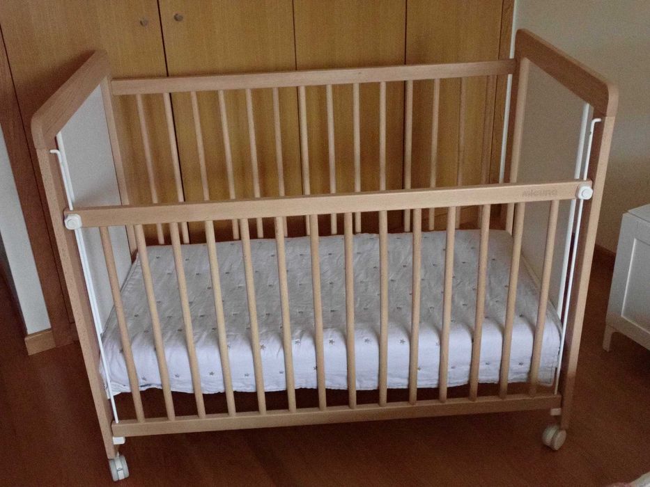 Cama / berço Micuna 120x60cm com colchão