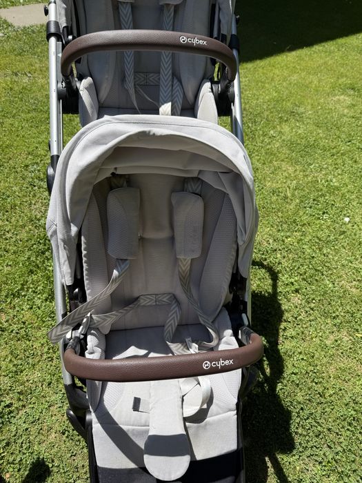 Wózek bliźniaczy Cybex gazelle s (lava grey)