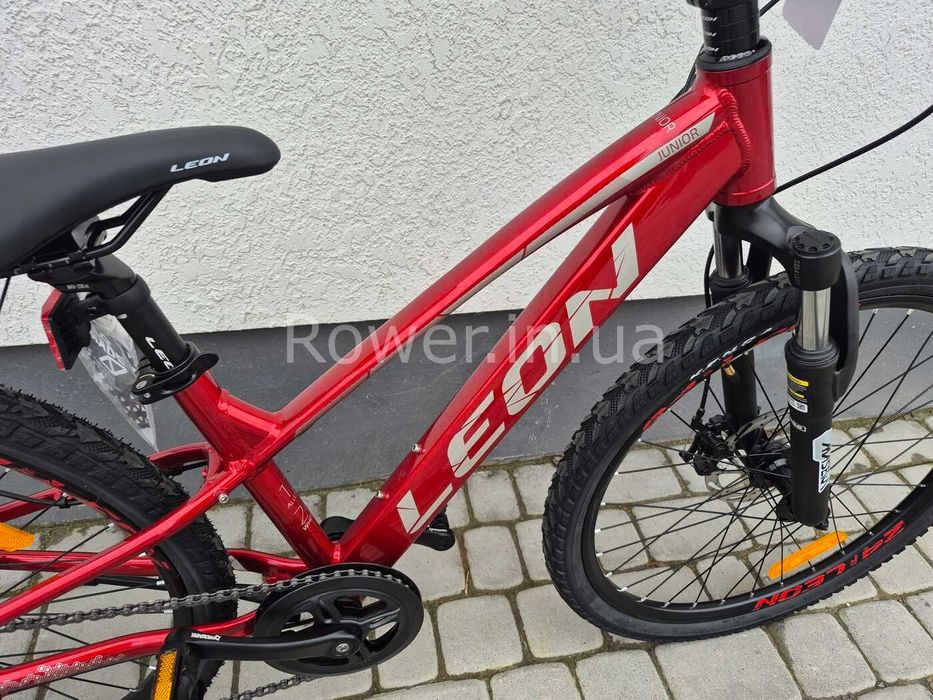 Дитячий гірський велосипед для 8-12 років Leon JUNIOR AL 24" DD CS