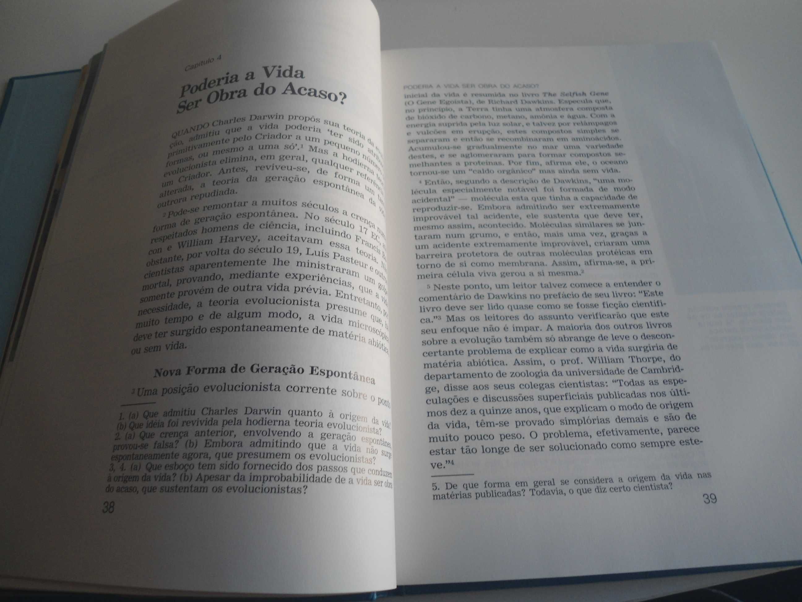 A Vida-Qual a sua origem? A Evolução ou a criação
