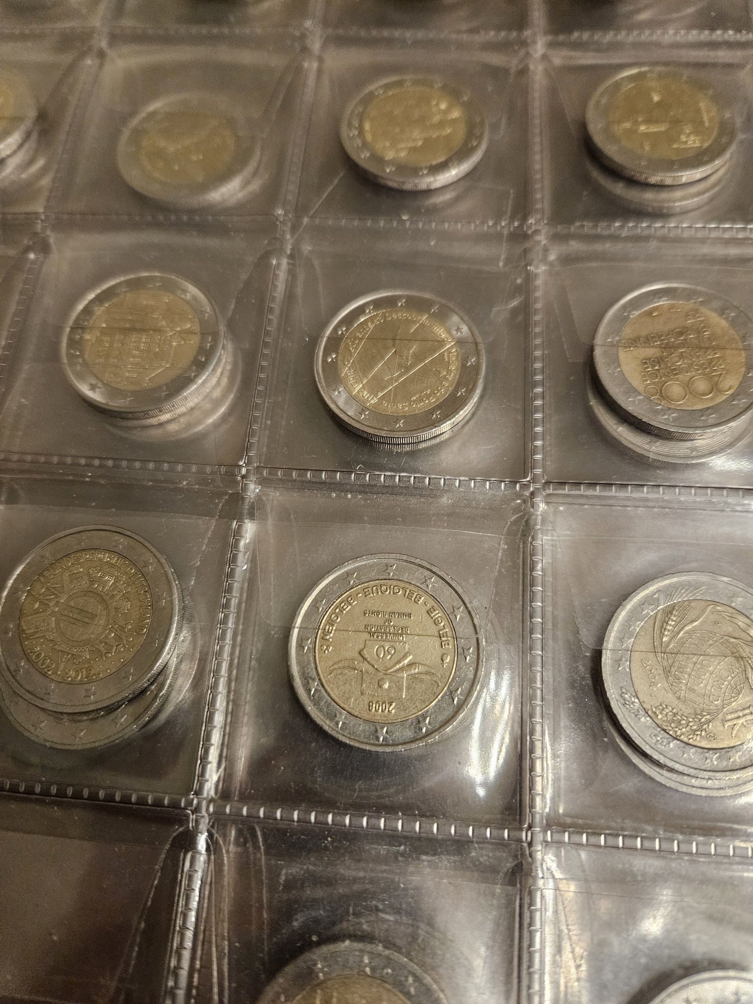 Lote de moedas de 2€ comemorativas circuladas