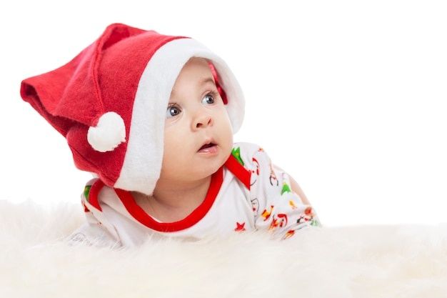 Детская шапка Деда Мороза / Санты