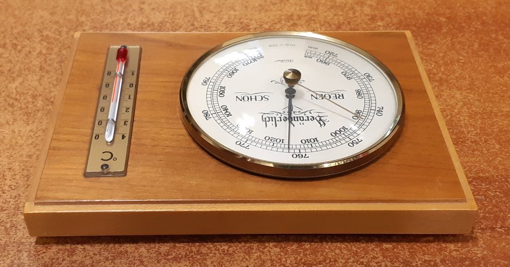 Барометр с термометром Fischer рабочий