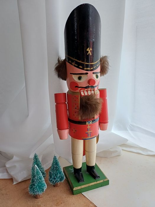 Dziadek do orzechów nutcraker duży stary vintage