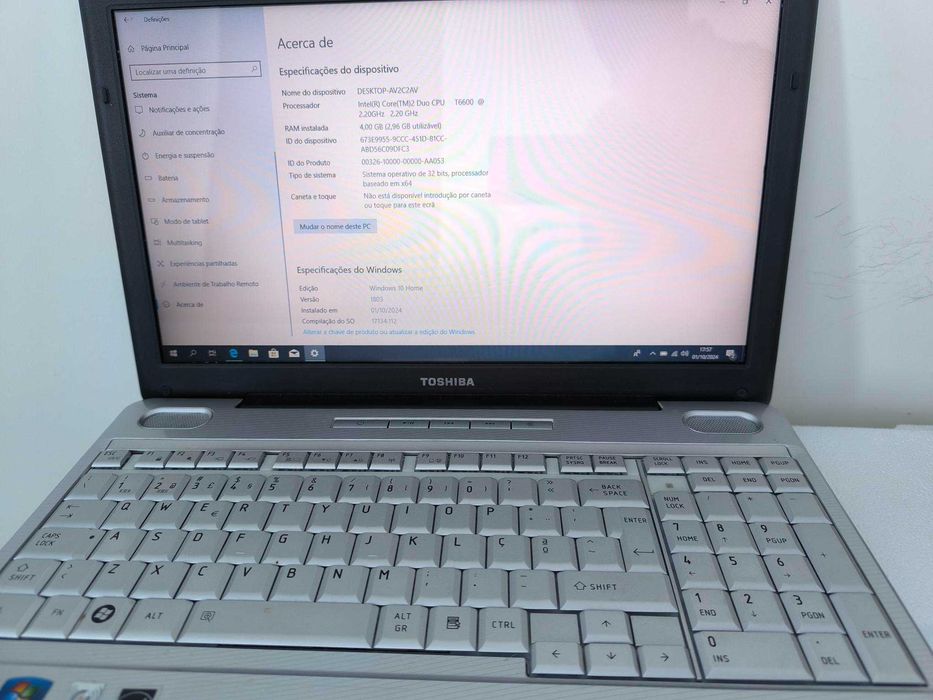 Toshiba Sattelite L500