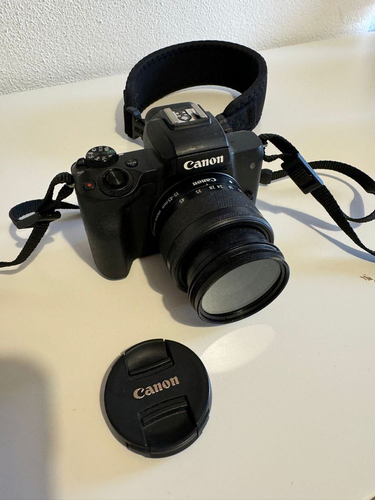 Máquina Fotográfica CANON EOS M50 Mark II + EF-M 15-45 (APS-C)