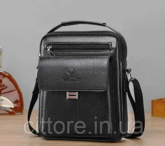 Качественная и плотная ПУ кожа - сумка черная планшета эл книги айпада