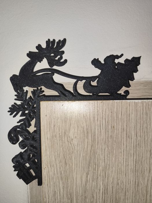 Narożnik świąteczny na drzwi, okno, telewizor, monitor