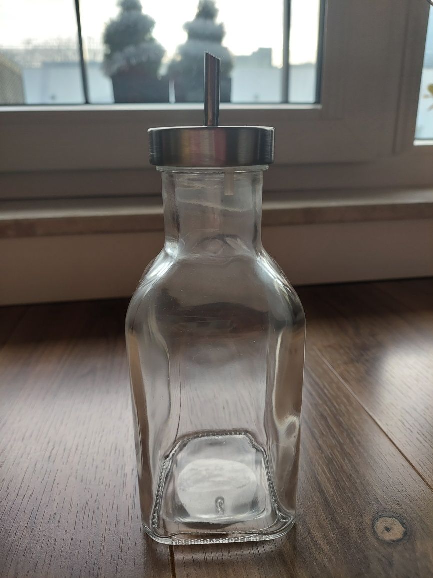Nowa butelka pojemnik na oliwę z dozownikiem Homla 0,45l