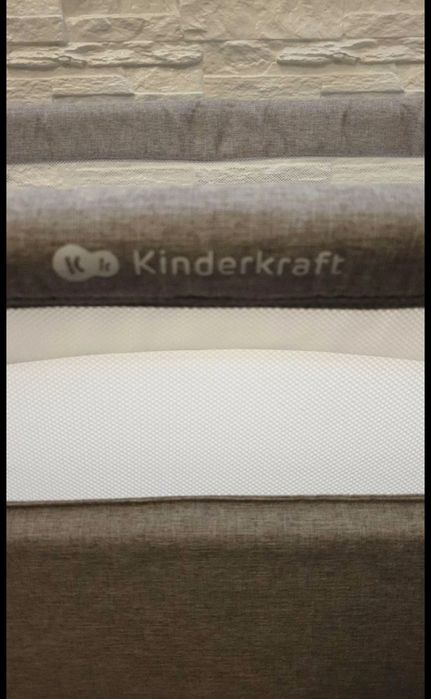 Kinderkraft łóżeczko dostawne bea 2w1 grey
