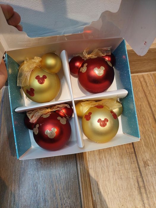 Plastikowe bombki myszka Minnie Disney