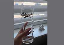 4X Nowych szklanek Carlsberg 0.5