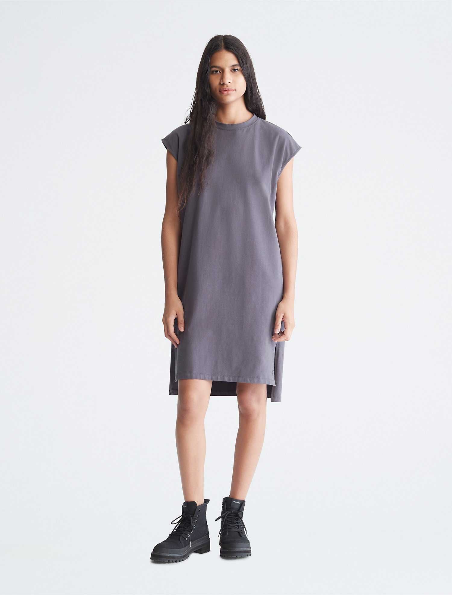 Женское платье calvin klein (ck Solid T-Shirt Dress) c америки S,M