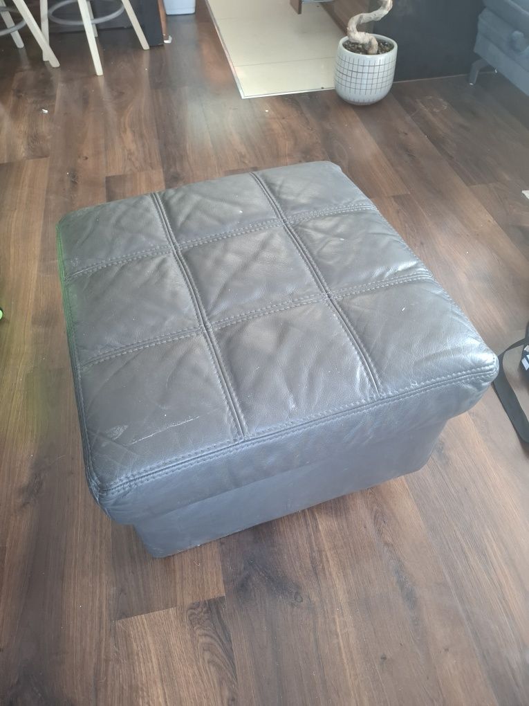 Pufa skórzana 59cmx59cm