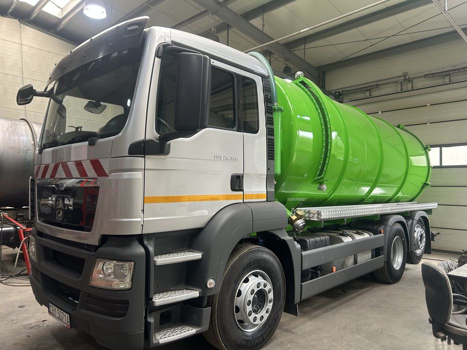 MAN TGS 26.320 asenizacyjny SPECJALNY beczka 20m3.