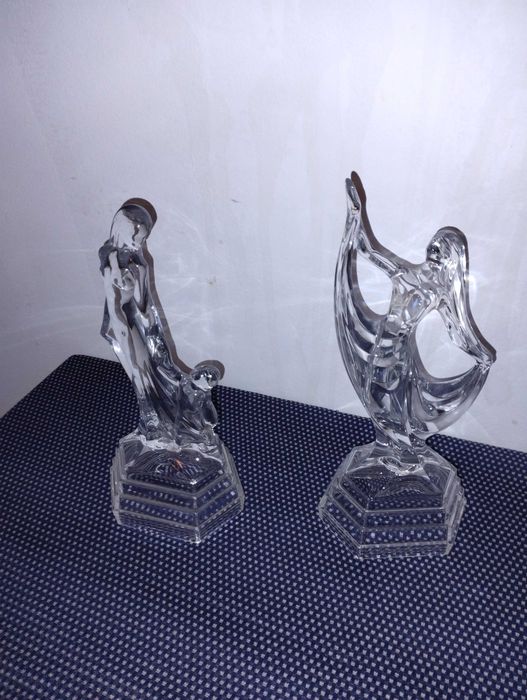 Esculturas em vidro anos 80