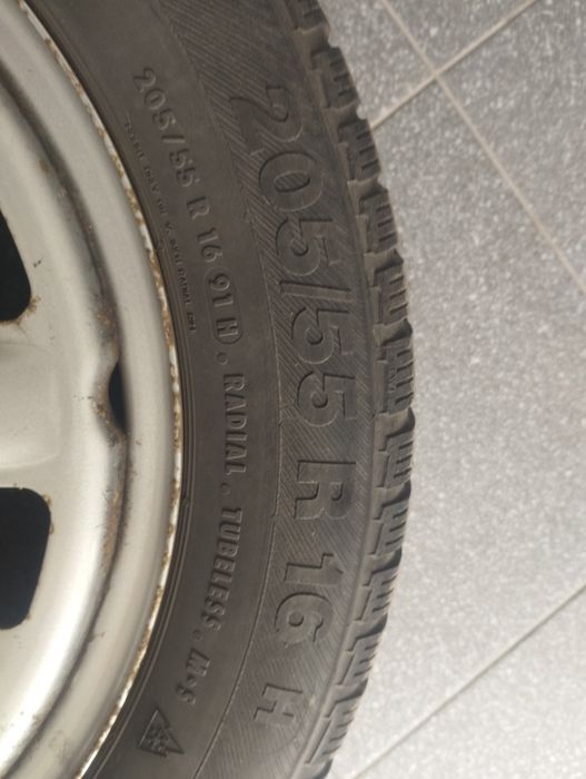 Koła R16 205/55 VW Golf VI/VII, felgi hybrydowe Alcar + zimówki Barum