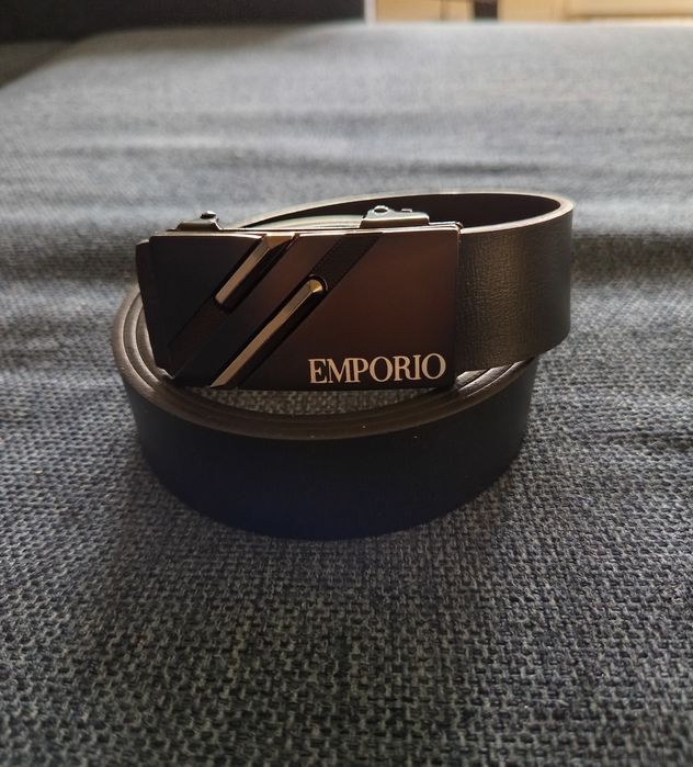 Pasek skórzany męski Emporio Armani nowy