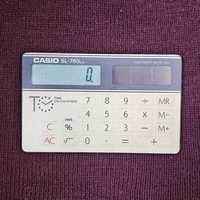 Калькулятор визитка часы касио касіо Casio SL 760